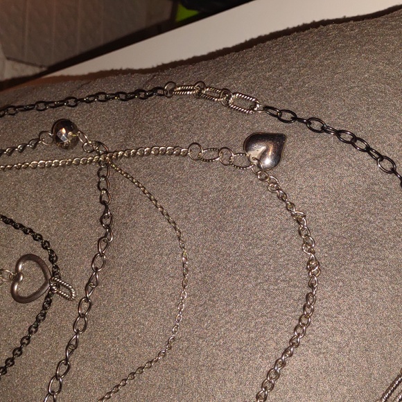 Express Layered Charm Necklace - Picture 2 of 2